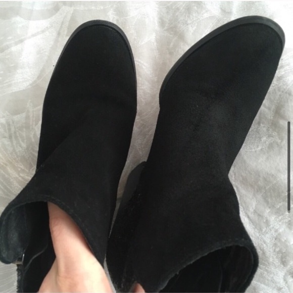 ALDO dazzlin’ glitter heel suede ankle booties - Picture 4 of 6